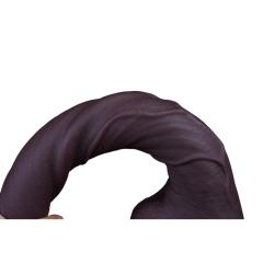 15" Realistic Silicone Dildo – Color Options Available (Flesh/Brown/Dark Brown)