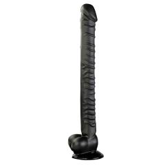 16.5" Realistic PVC Dildo – Color Options Available (Black/Flesh/Brown/Dark Brow)