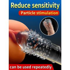 Elastic Penis Cover Set-4pcs – 4-in-1 Soft TPE Cock Sleeve for Men's Pleasure & Training