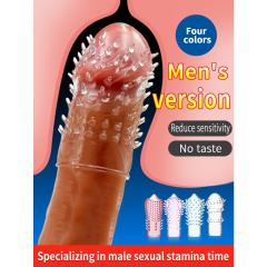 Elastic Penis Cover Set-4pcs – 4-in-1 Soft TPE Cock Sleeve for Men's Pleasure & Training