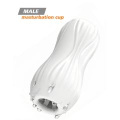 5.0" Dynamic Trainer-LW Soft ClearTPE Male Masturbator – Handheld Pocket Stroker with Flow Line Texture for Men's Training & Solo Pleasure