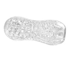 5.0" Clear Male Stroker-XX Soft ClearTPE Male Masturbator – Handheld Pocket Stroker with String Line Texture for Men's Training & Solo Pleasure