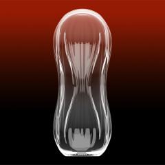 5.0" Clear Male Stroker-XX Soft ClearTPE Male Masturbator – Handheld Pocket Stroker with String Line Texture for Men's Training & Solo Pleasure