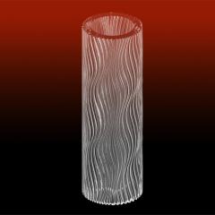 5.0" Clear Male Stroker Soft ClearTPE Male Masturbator – Handheld Pocket Stroker with Ripple Texture for Men's Training & Solo Pleasure