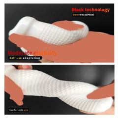 5.1" AR-Male Cup-XJ Soft White TPE Male Masturbator – Handheld Pocket Stroker with Tight Suction Texture for Men's Training & Solo Pleasure