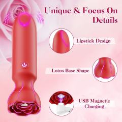 3.70" Red Rechargeable Silicone App-Controlled Vibrating Egg – 9 Vibrating Modes