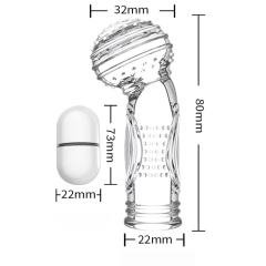 3.1" Vibrating Finger Sleeve I – Soft TPE Finger Cover with Single Vibration Mode