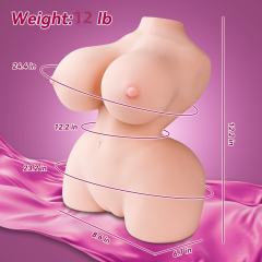 12.13LB Life-Like Flesh/Brown Colored TPE Sex Doll