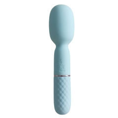 5.52'' Blue Silicone Mini Wand Vibrator