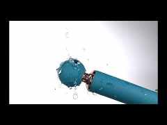 10-Speed 3-in-1 Sucking & Thrusting Silicone Wand Massager in Green – Rechargeable & Waterproof
