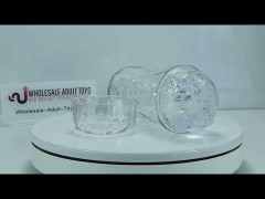 Transparent TPE Life-Like Vagina Male Masturbator with 7'' Depth