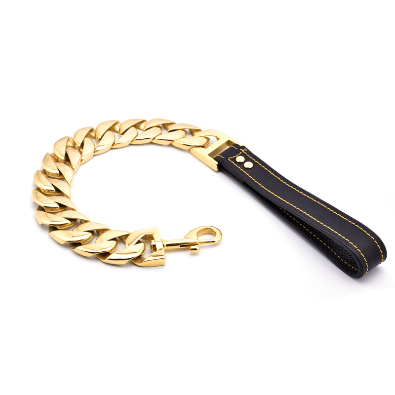 Off Leather dog leash