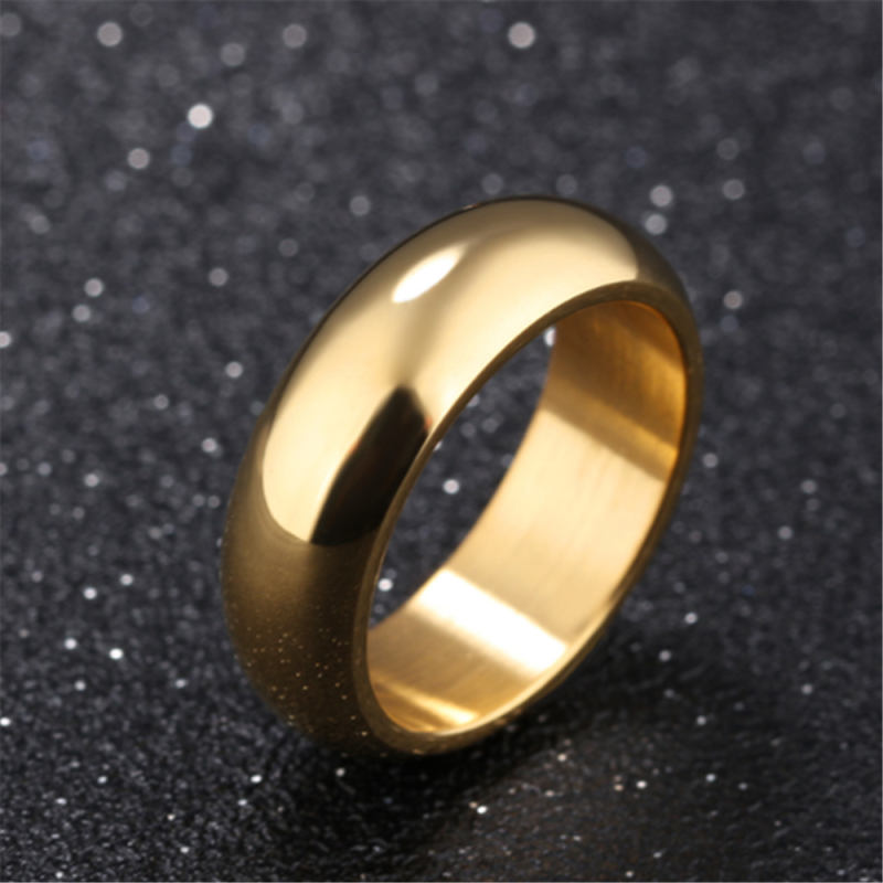 Stainless Steel Ring Gold