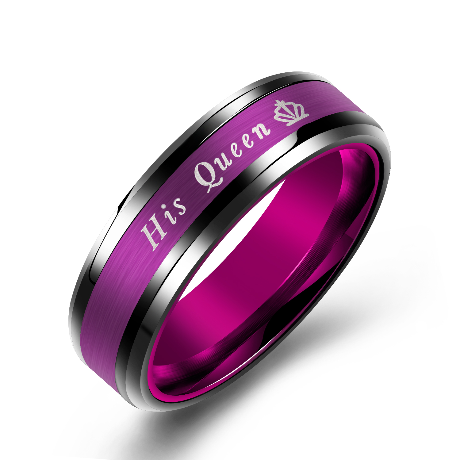 King Couple Stainless Steel Ring