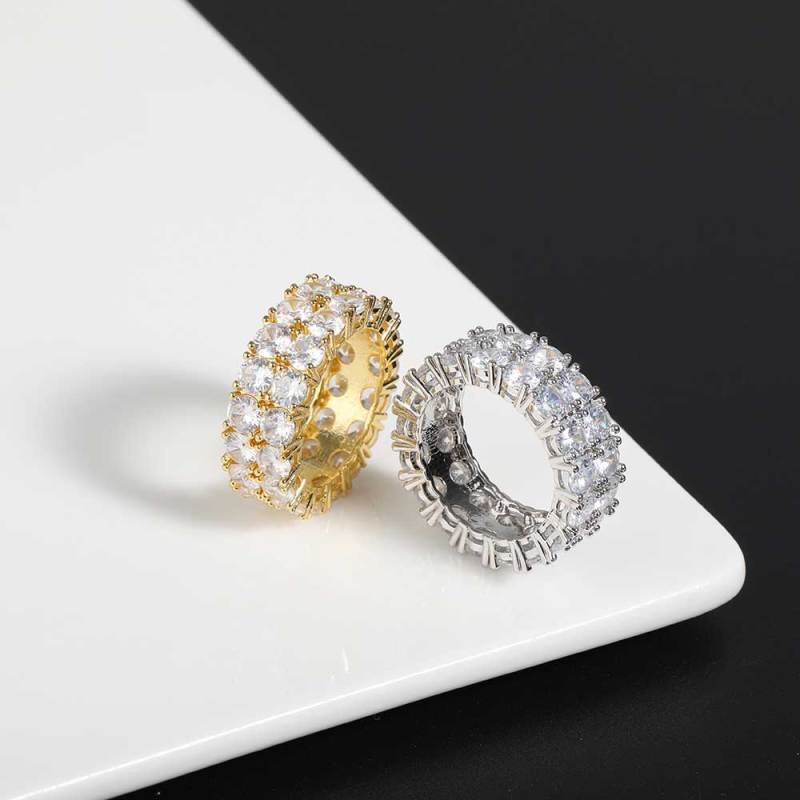 Iced Out Diamond Ring Mens