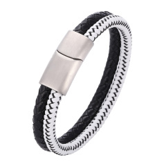 Mens leather cuff bracelets