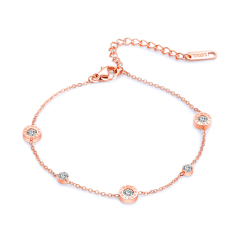 Crystal Tennis Anklet