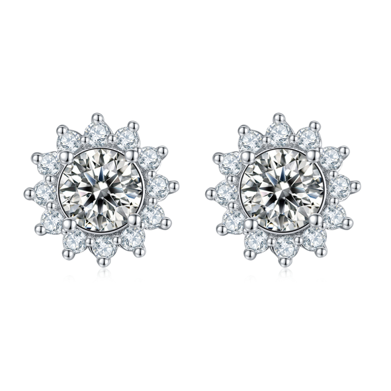 Lightweight Moissanite Earrings