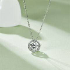 North Star Moissanite Necklace