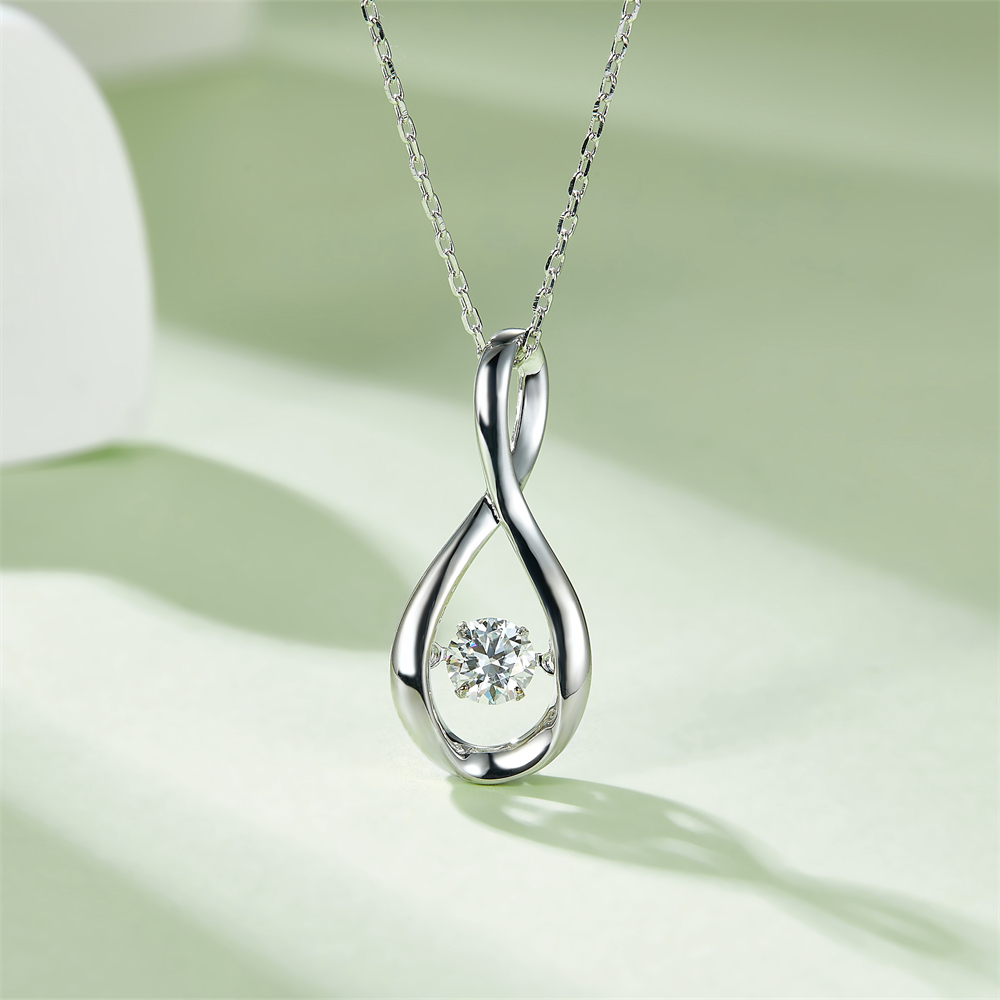 Unbiological Sister Moissanite Necklace