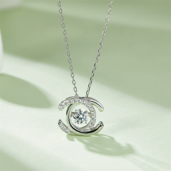 Moissanite Necklace for Girlfriend