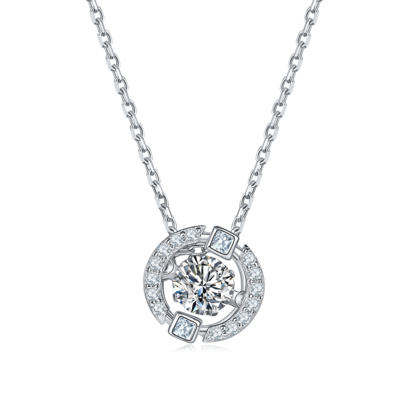 North Star Moissanite Necklace