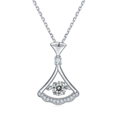 Wedding Moissanite Necklace Set