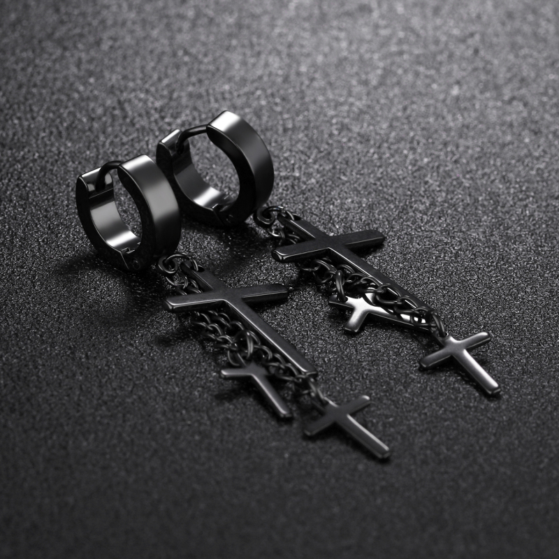 Chain Cross Fashion Earring