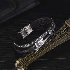 Leather Slip Knot Bracelet