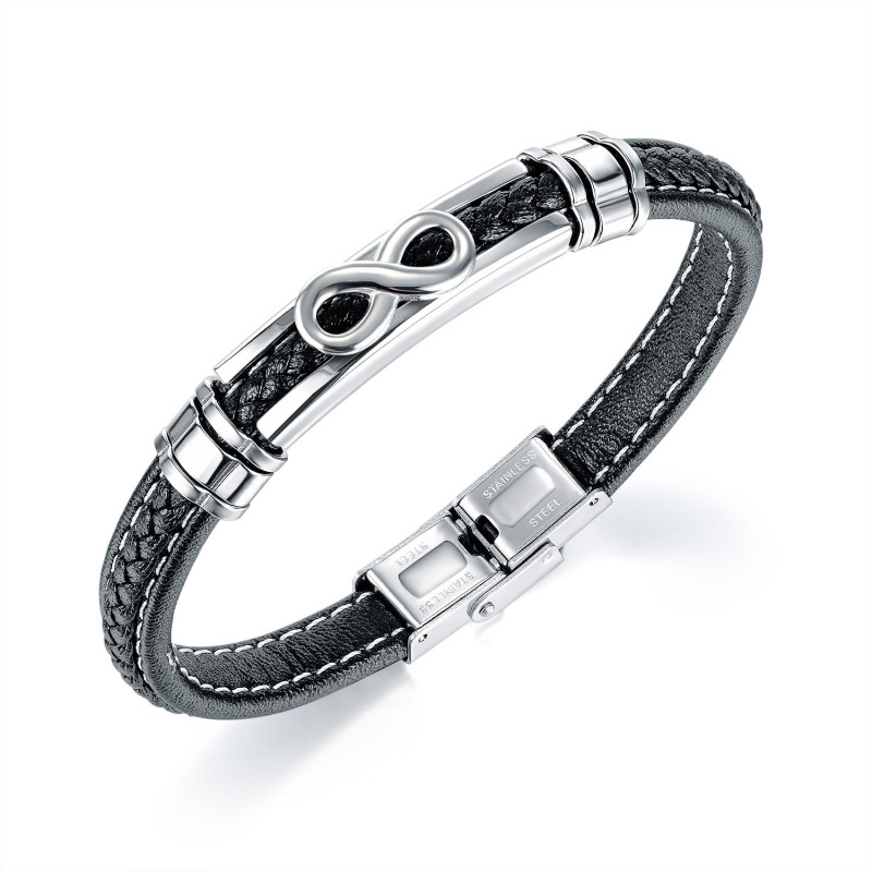 Cuff Mens Leather Bracelet