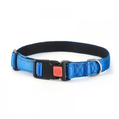 Reflective Dog Collar With Safety Locking Buckle Adjustable Nylon Pet Collars