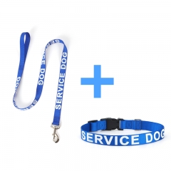 Support Dogs Custom Service Heavy Duty Best Personalized Dog Nylon Leashes And Collar Set