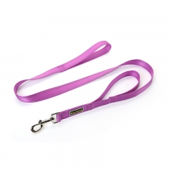 Heavy Duty Double Handles 6 Ft Reflective Pet Soft Nylon Dog Leash