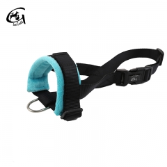 Pet Various Sizes Thick Padded Velvet Comfortable Training Adjustable Dog Muzzle