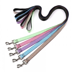 Wavy Pattern Fabric Hot Sales Strong Pet Nylon Lead Dog Leash