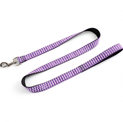 Wavy Pattern Fabric Hot Sales Strong Pet Nylon Lead Dog Leash