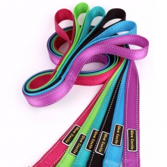 Personalized Custom Safety Reflective Nylon Pet Products Dog Leash