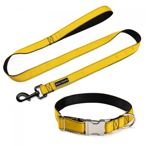 High Quality Private Label Custom Nylon Pet Dog Collars And Leashes Collar Leash Set