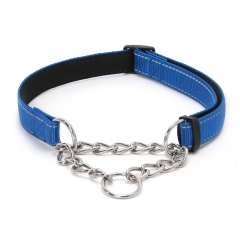 Neoprene Nylon Training Chain Clasp Martingale Fashion Hunting Reflective Hardware Slip Dog Collar