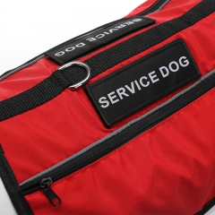 Service Dogs Harness With Zipper Pocket And Leash Support Reflective Dog Harness Leash Set
