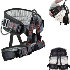 Firefighting half body safety harness rope
