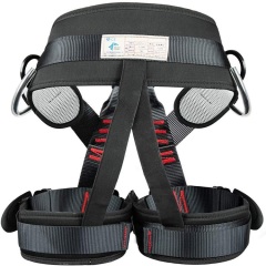 Firefighting half body safety harness rope