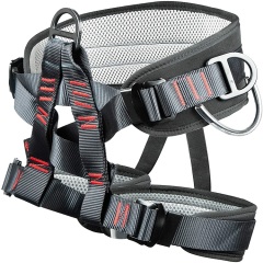 Firefighting half body safety harness rope