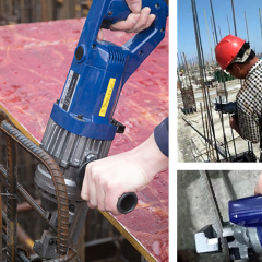 Hydraulic handheld cutter for steel bar