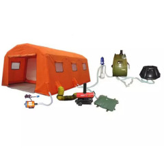 Public decontamination station tent