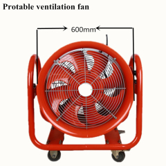 Portable firefighting smoke ejector