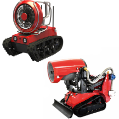 Firefighting smoke exhaust robot