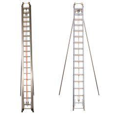 Pulling rescue ladder
