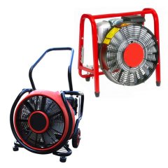 Portable firefighting smoke ejector