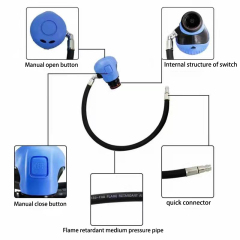 Positive pressure air compressed respirator gas mask(SCBA )